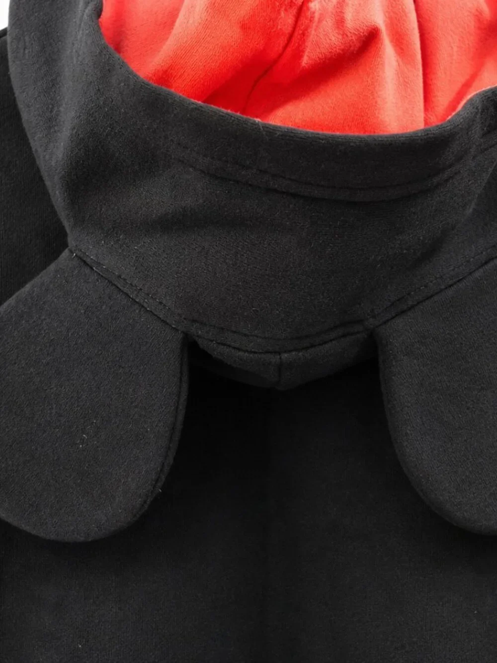Disney Mickey Mouse Red Black Zip-Up Hoodie Youth Medium